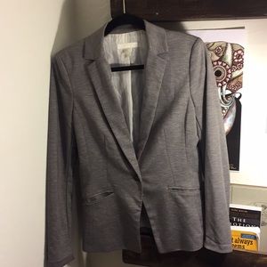 H&M Heathered Gray Blazer